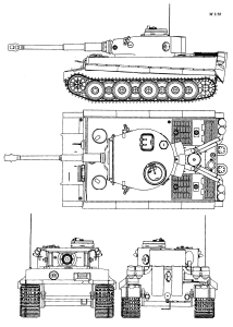 Tiger I blueprint