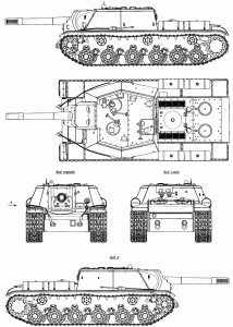 SU-152 blueprint