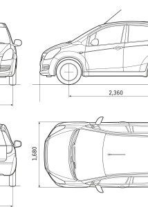 Suzuki Splash blueprint