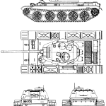 T-44 blueprint