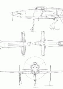 J7W Shinden blueprint