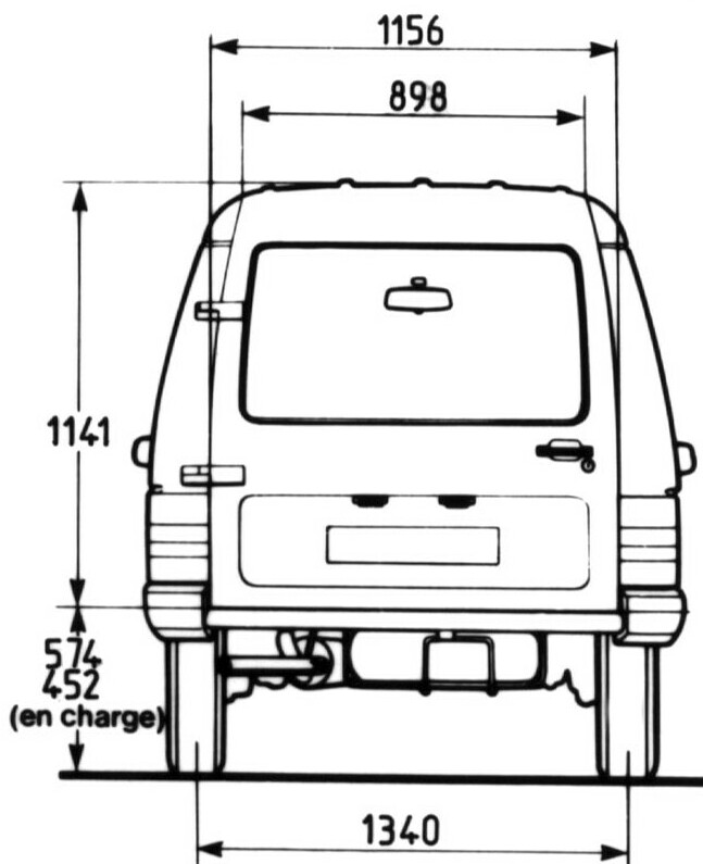 Citroen C15 blueprint