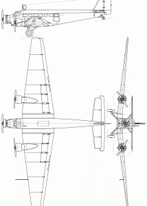 Ju 52 blueprint