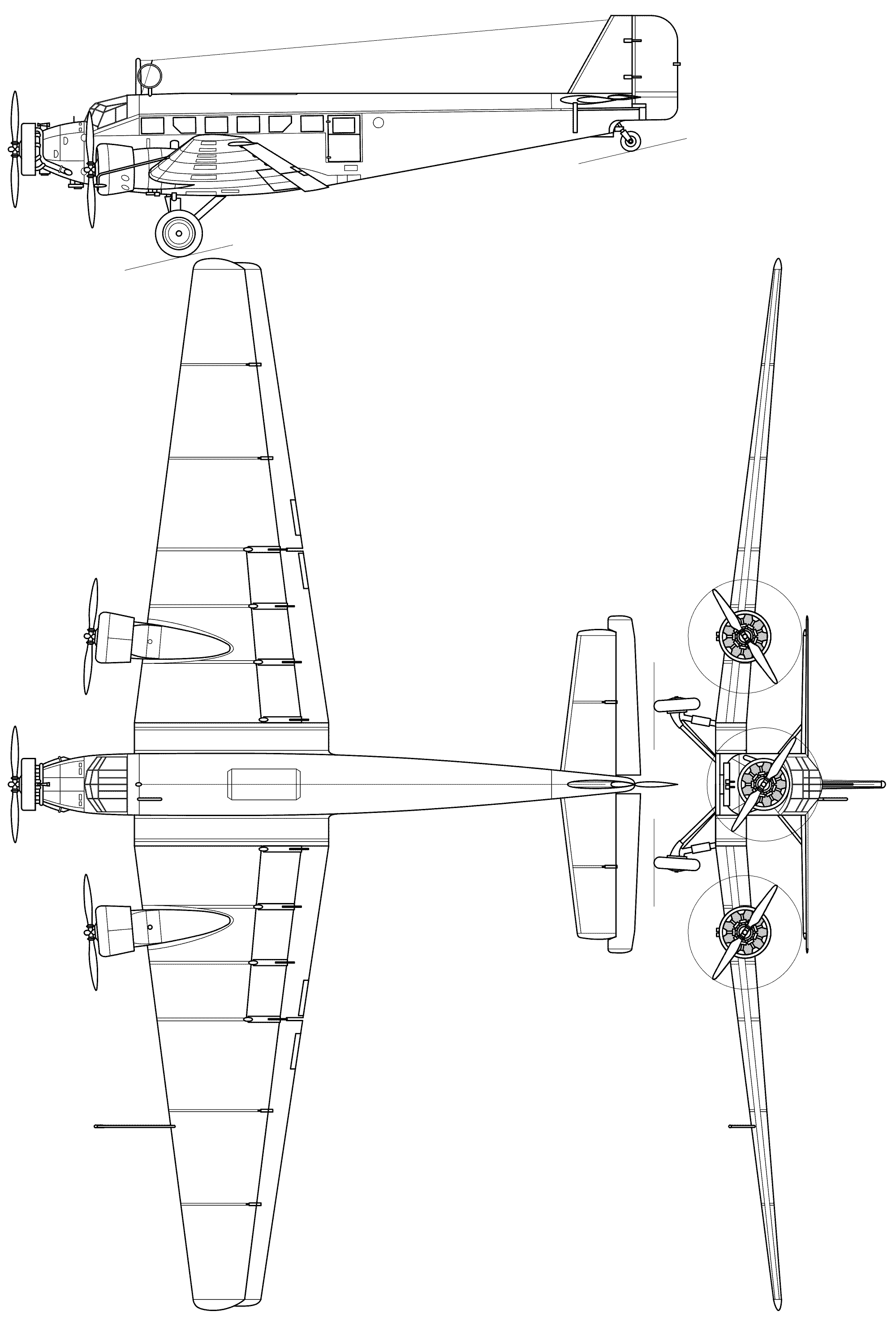 Ju 52 blueprint