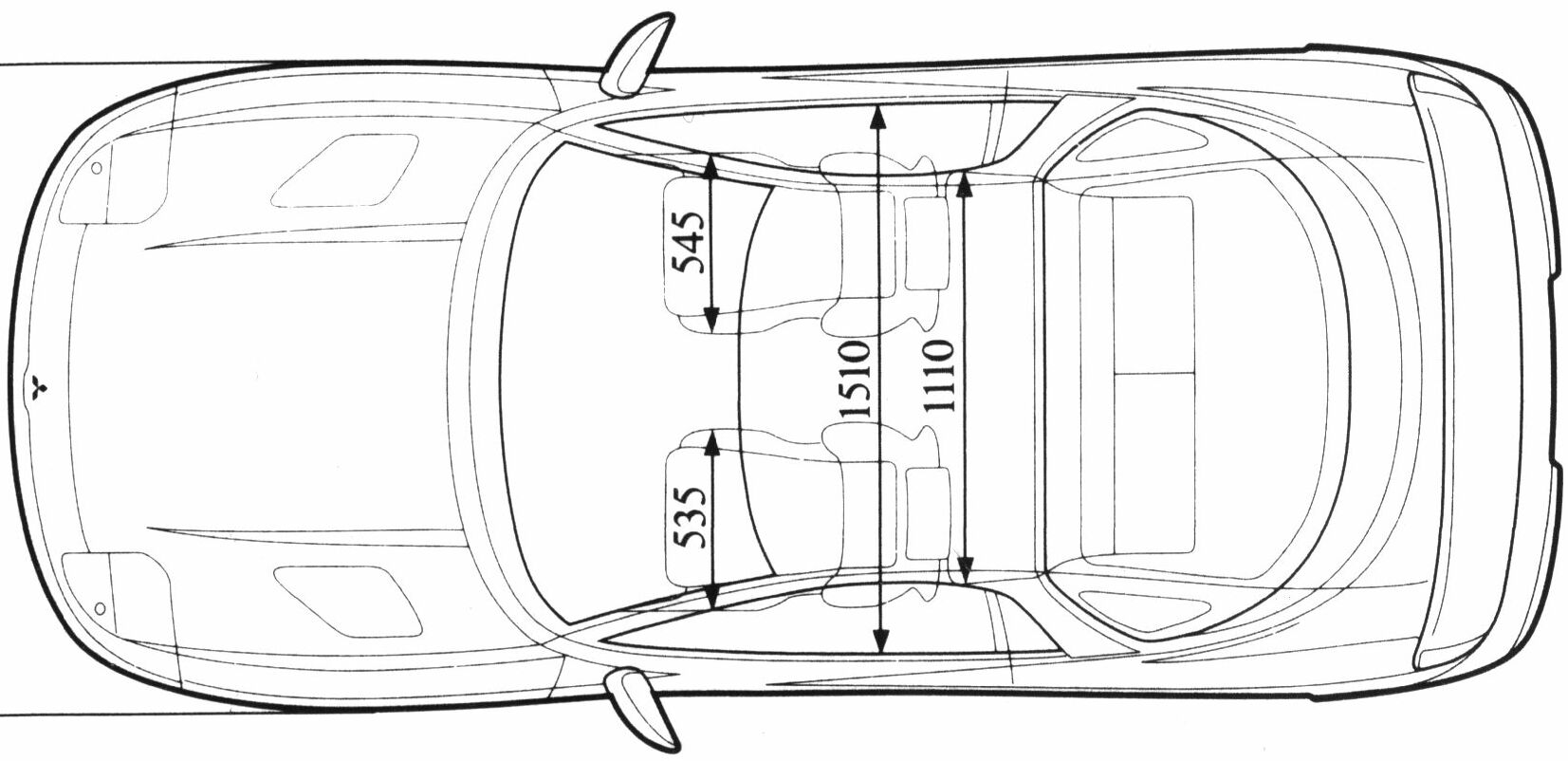 Mitsubishi GTO blueprint