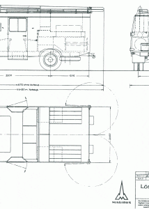 Opel Blitz Fire truck blueprint