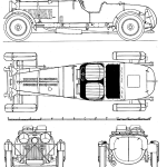 Lagonda 4.5 Litre blueprint