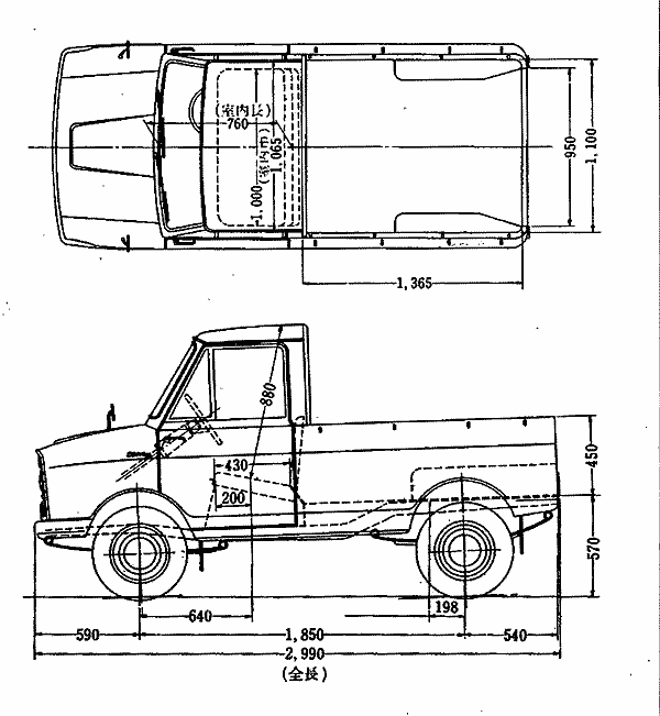 Suzuki Carry blueprint