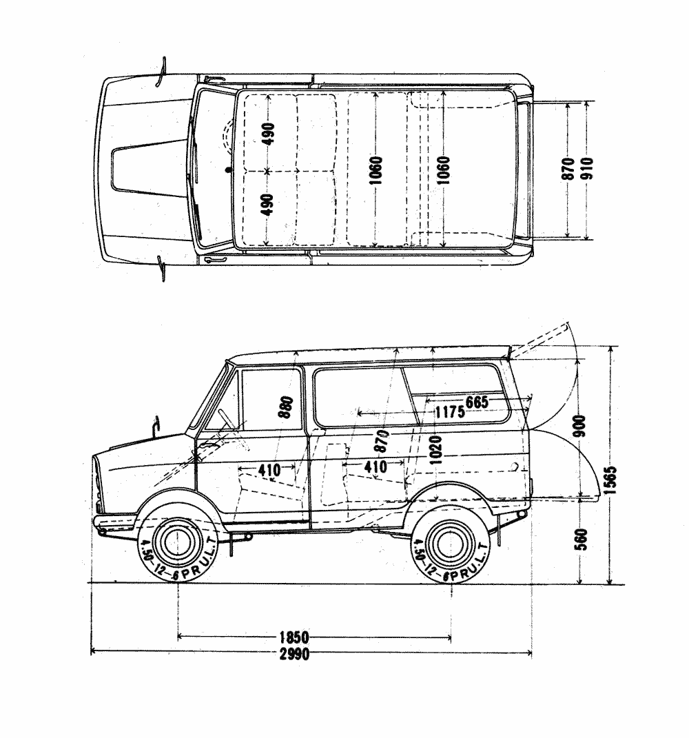 Suzuki Carry blueprint