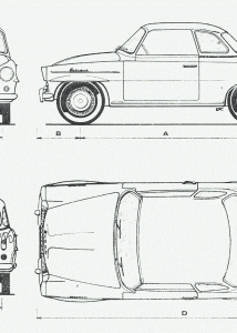 Škoda Felicia blueprint