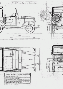 Toyota Land Cruiser J40 blueprint