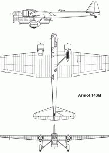 Amiot 143 blueprint