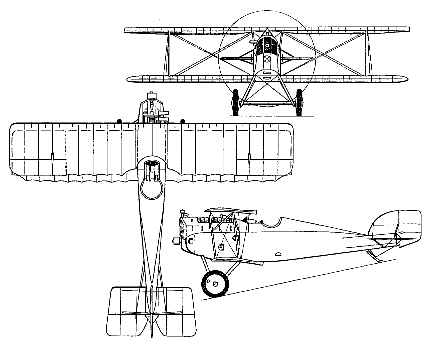 Aviatik (Berg) D.I blueprint