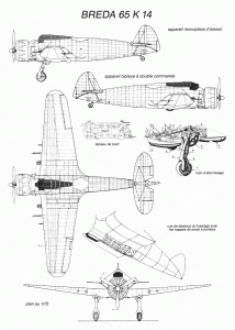 Breda Ba.65 blueprint