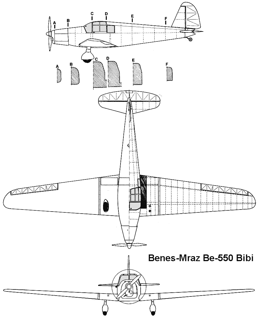 Be-550 Bibi blueprint