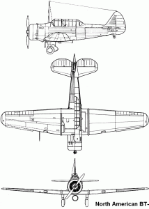 North American BT-9 blueprint