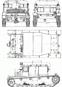 C7P Artillery Tractor blueprint