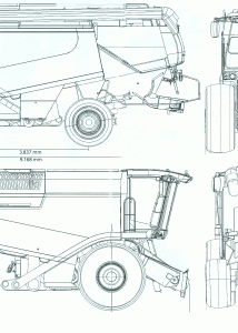 Claas Lexion blueprint