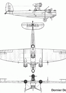 Dornier Do Y blueprint