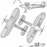 Fairey Fantome blueprint