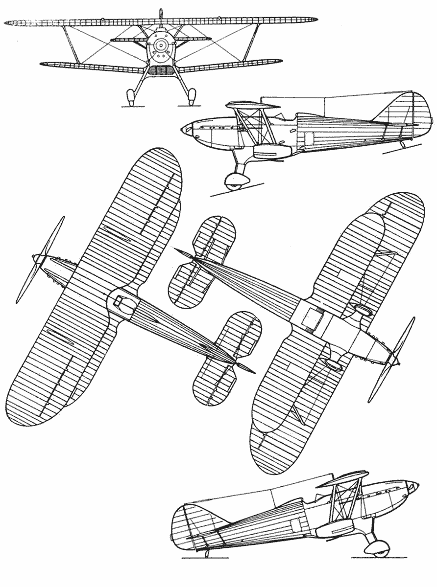 Fairey Fantome blueprint