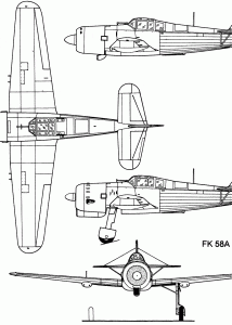 Koolhoven F.K.58 blueprint