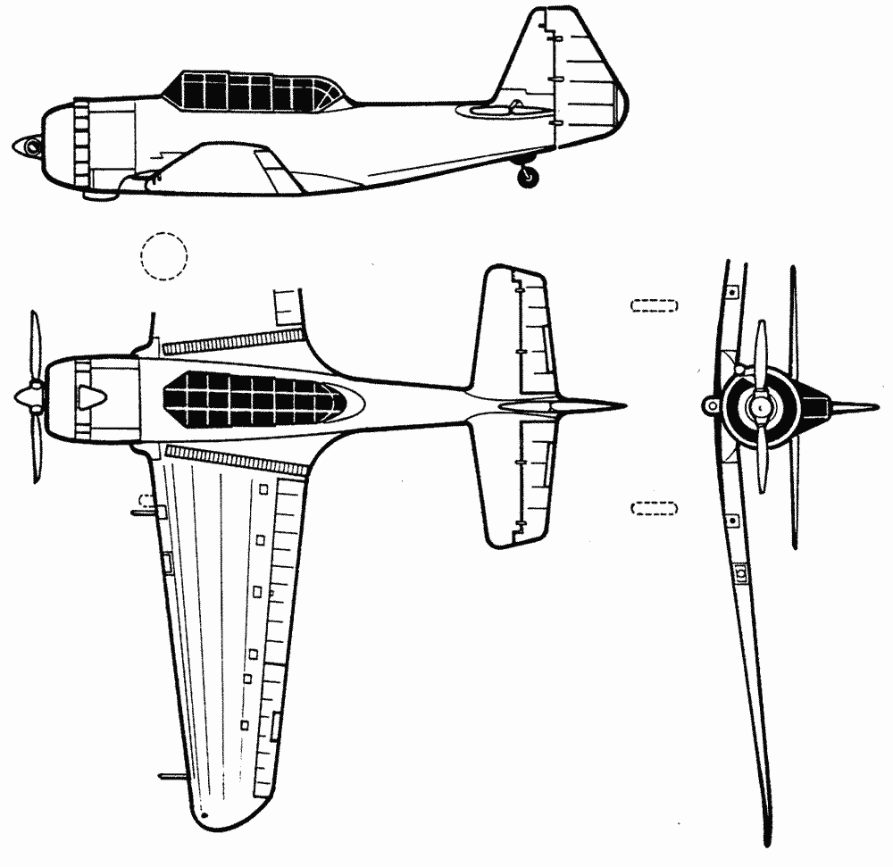 I.Ae. 22 DL blueprint