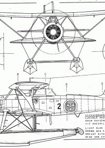 Heinkel He 114 blueprint