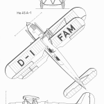 Heinkel He 45 blueprint
