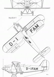 Heinkel He 45 blueprint