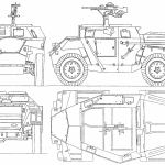 Humber Scout Car blueprint