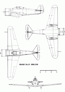 IMAM Ro.51 blueprint