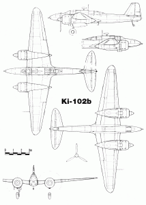 Ki-102 blueprint