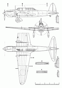 Ki-32 blueprint