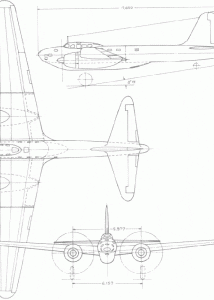 Tachikawa Ki-74 blueprint