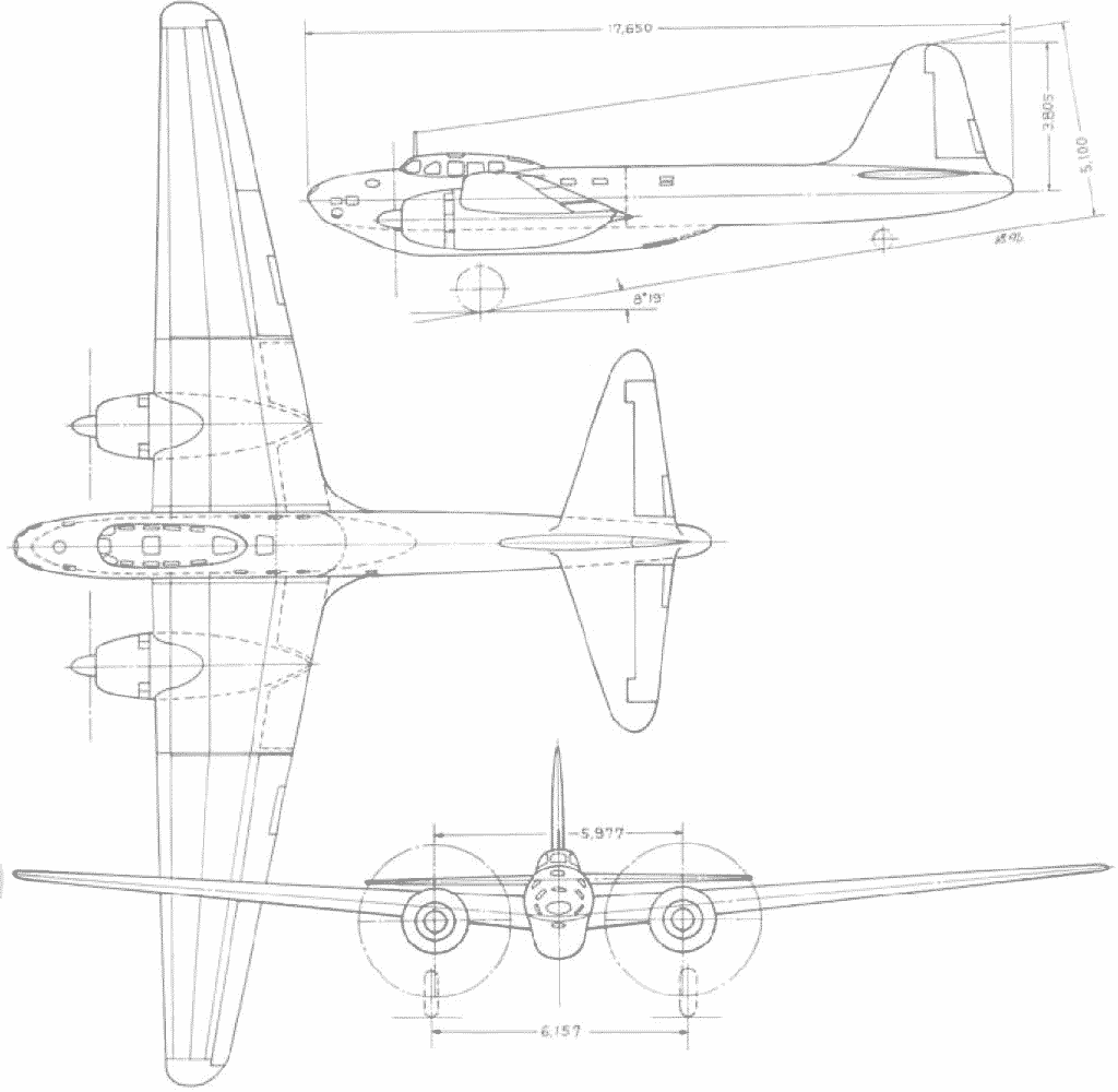 Tachikawa Ki-74 blueprint