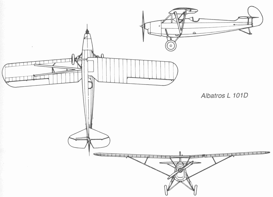 Albatros Al 101 blueprint