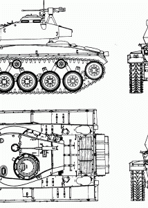 M24 Chaffee blueprint