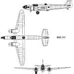 Bloch MB.131 blueprint