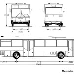 Mercedes-Benz O405 blueprint