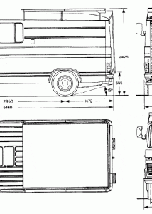 Mercedes-Benz T2 blueprint