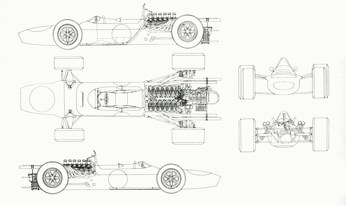 Matra MS11 blueprint