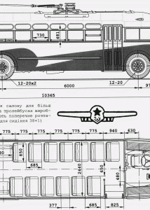 MTB-82D Trolleybus blueprint