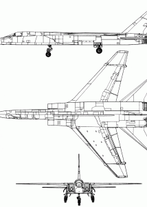 A-5 Vigilante blueprint