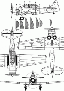 T-6 Texan blueprint