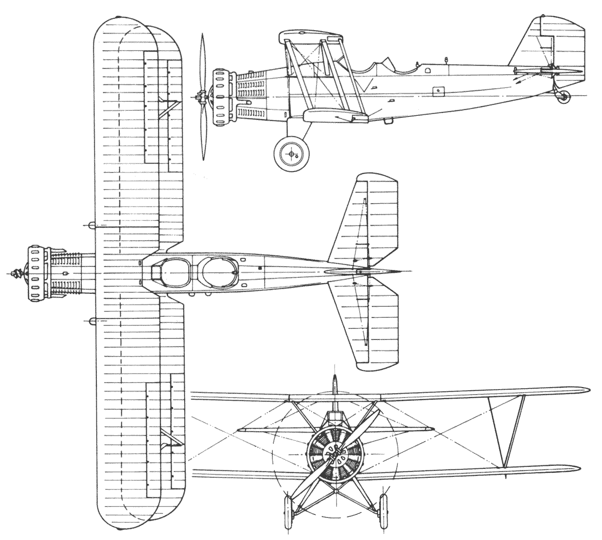 Douglas O-38 blueprint