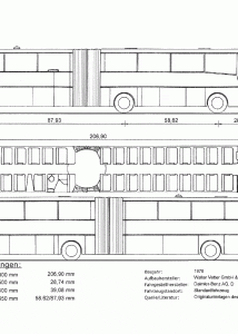 Mercedes-Benz O303 blueprint