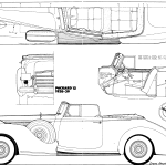 Packard Twelve blueprint