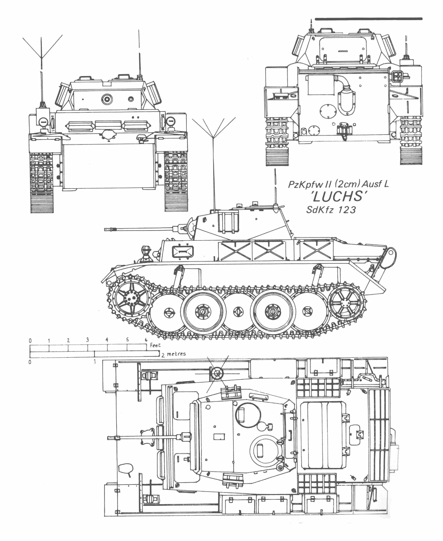 Panzer II Ausf. L blueprint