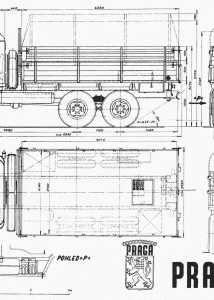 Praga V3S blueprint